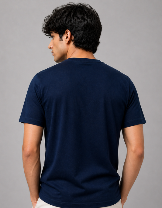 Deep Navy β Solid Regular Tee