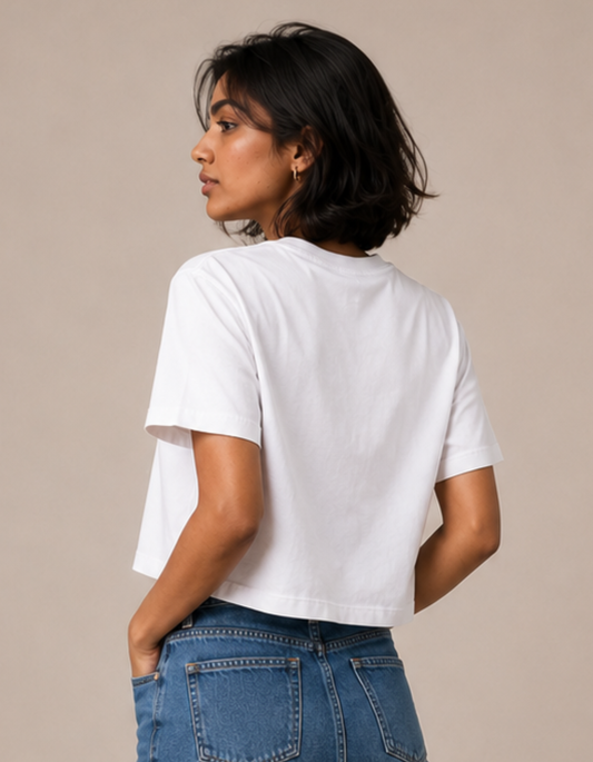 Pearl β Solid Loose Crop Top