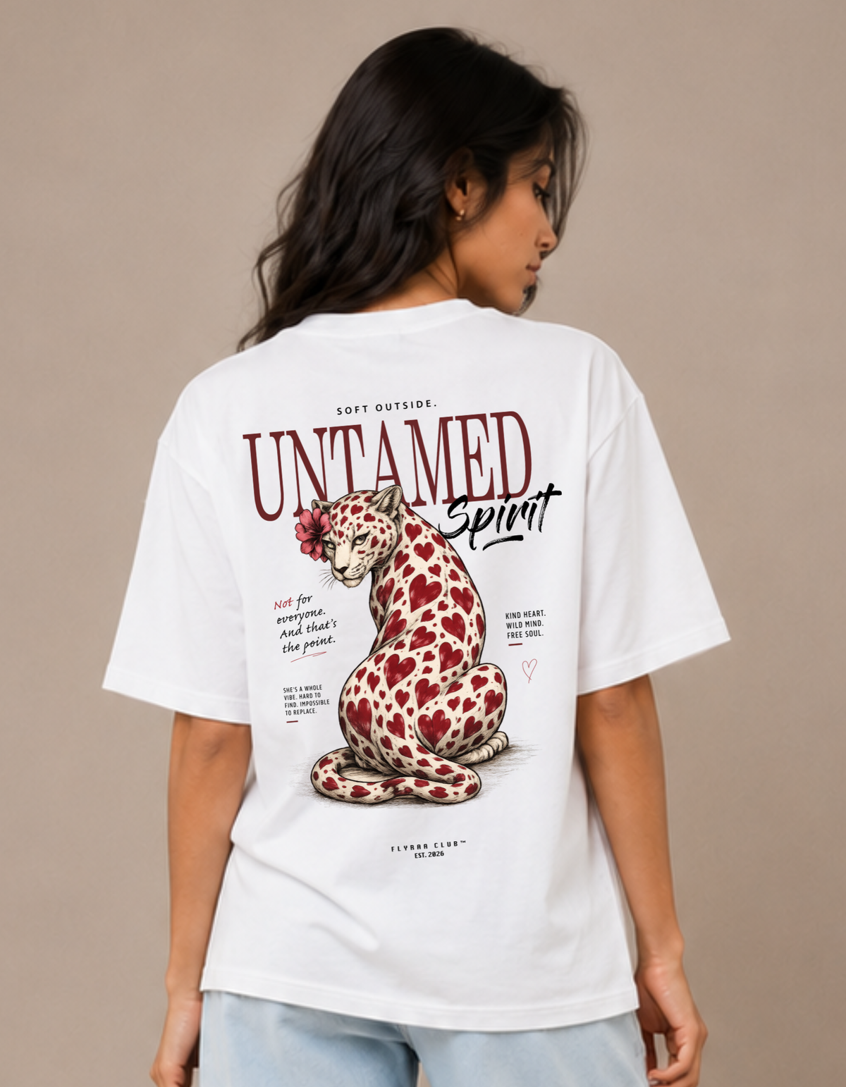 Untamed – Printed Oversized Tee