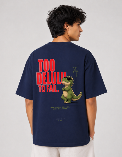 DeluluSaur – Printed Oversized Tee