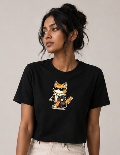 Catwalk – Printed Loose Crop Top