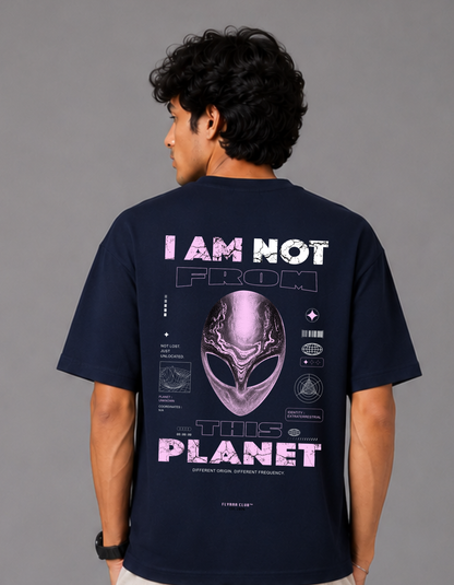 Alien – Printed Oversized Tee