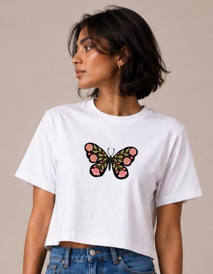 Bloom – Printed Loose Crop Top