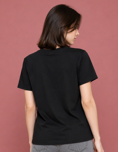 Jet Black – Solid Regular Tee