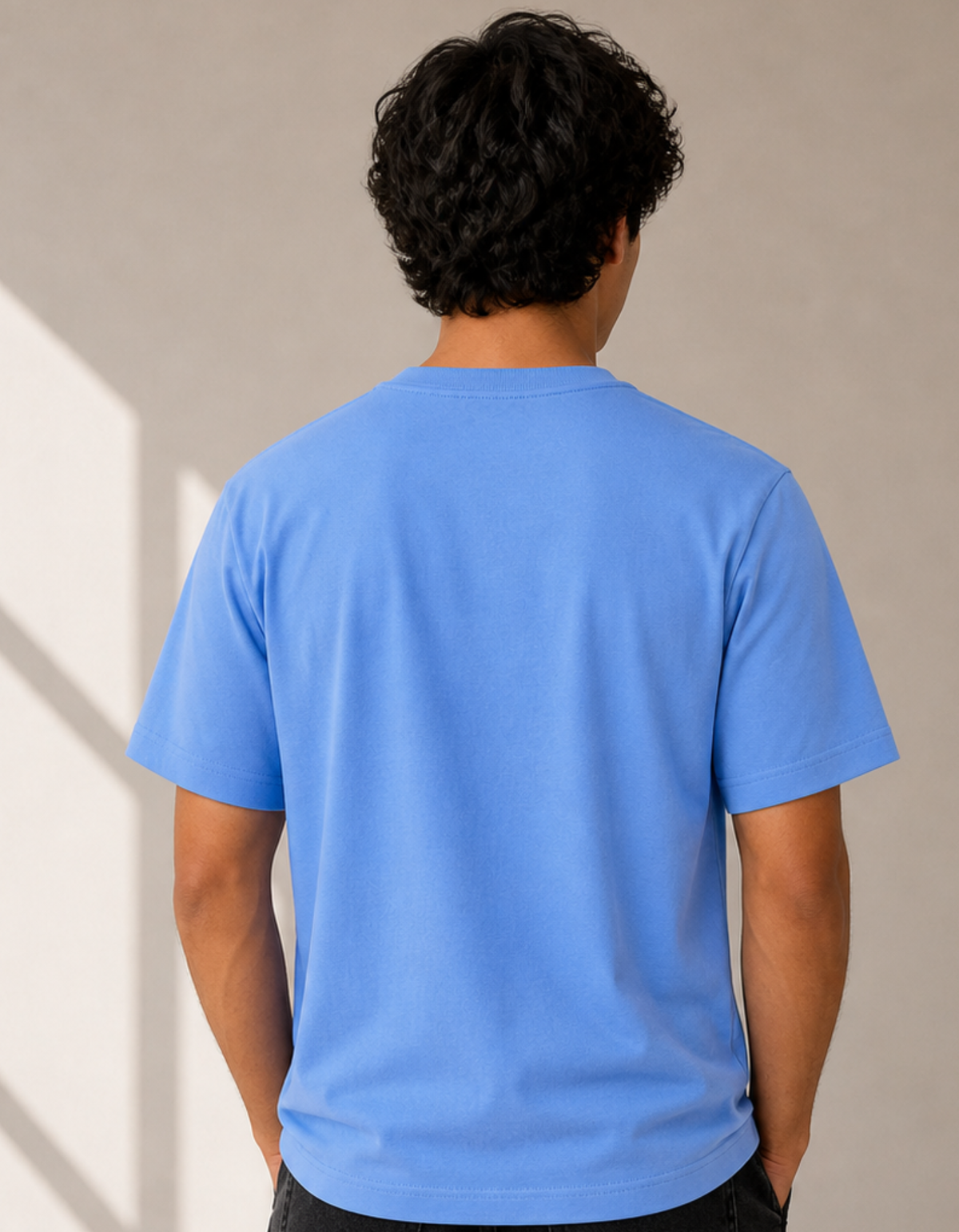 Skyline Blue – Solid Regular Tee
