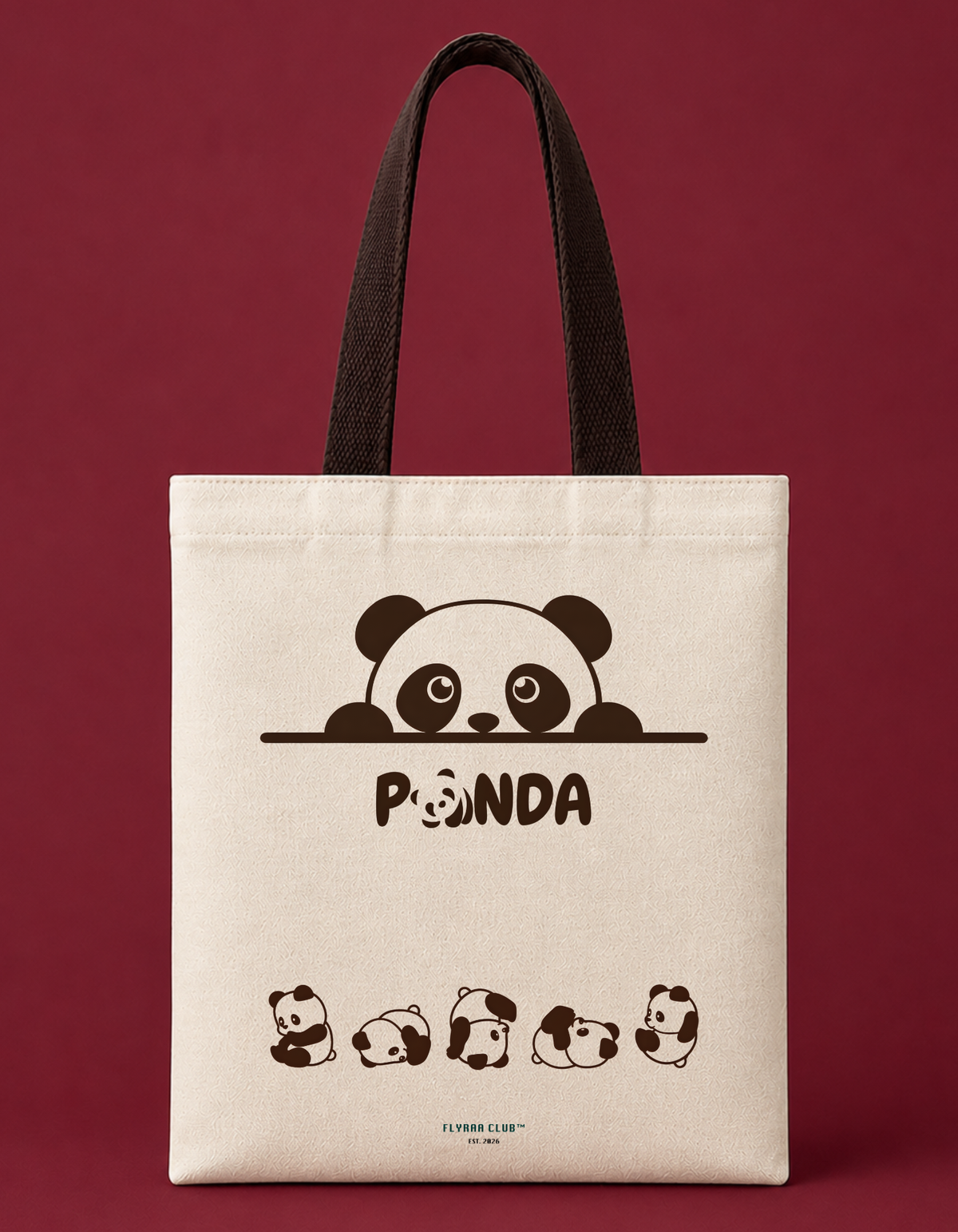Panda – Printed Earth Tote
