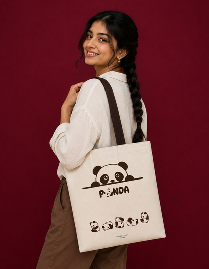 Panda – Printed Earth Tote