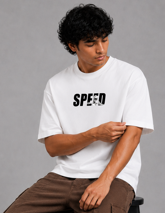 Speed – Printed Oversized Tee