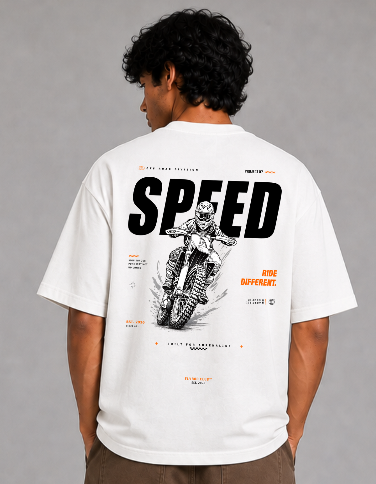 Speed – Printed Oversized Tee