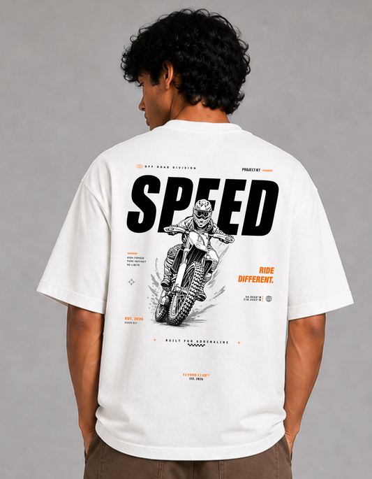 Speed – Printed Oversized Tee