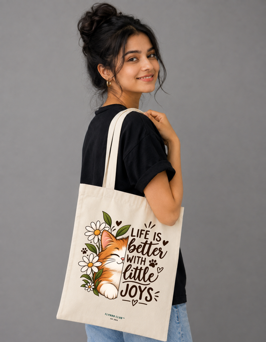 Little Joys – Printed Pure Tote