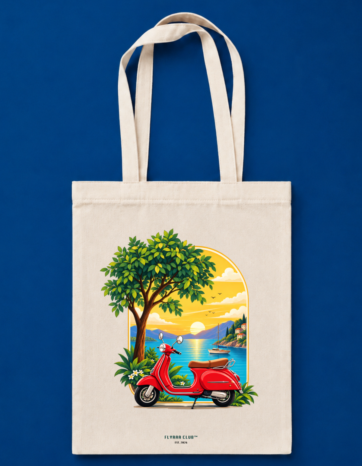 Sunset – Printed Pure Tote