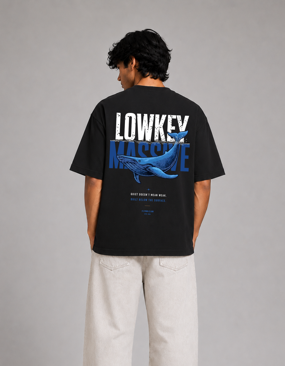 Lowkey – Printed Oversized Tee