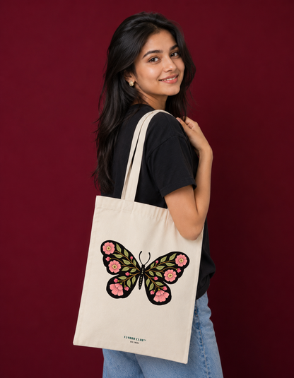 Butterfly – Printed Pure Tote