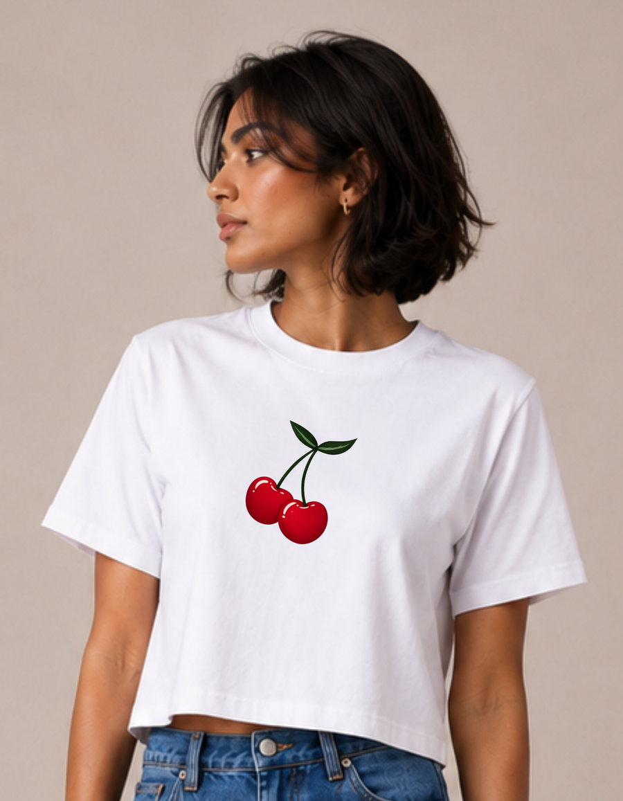 Cherry Pop – Printed Loose Oversized Top