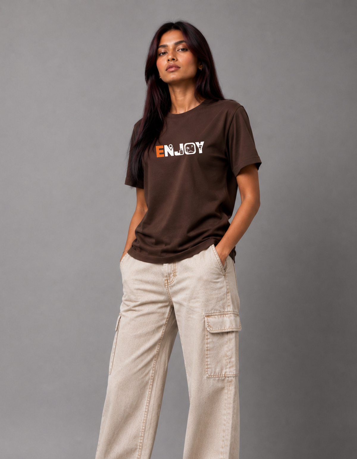 Enjoy – Printed Regular Tee