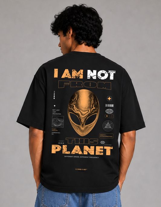 Alien – Printed Oversized Tee