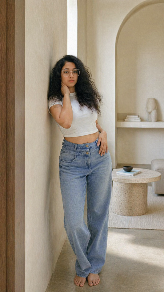 White Crop Top