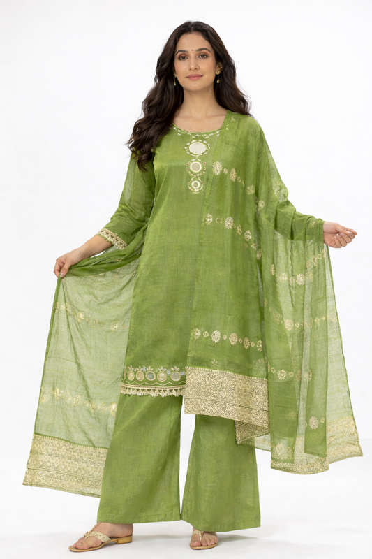 Emerald Grace Kurta Set