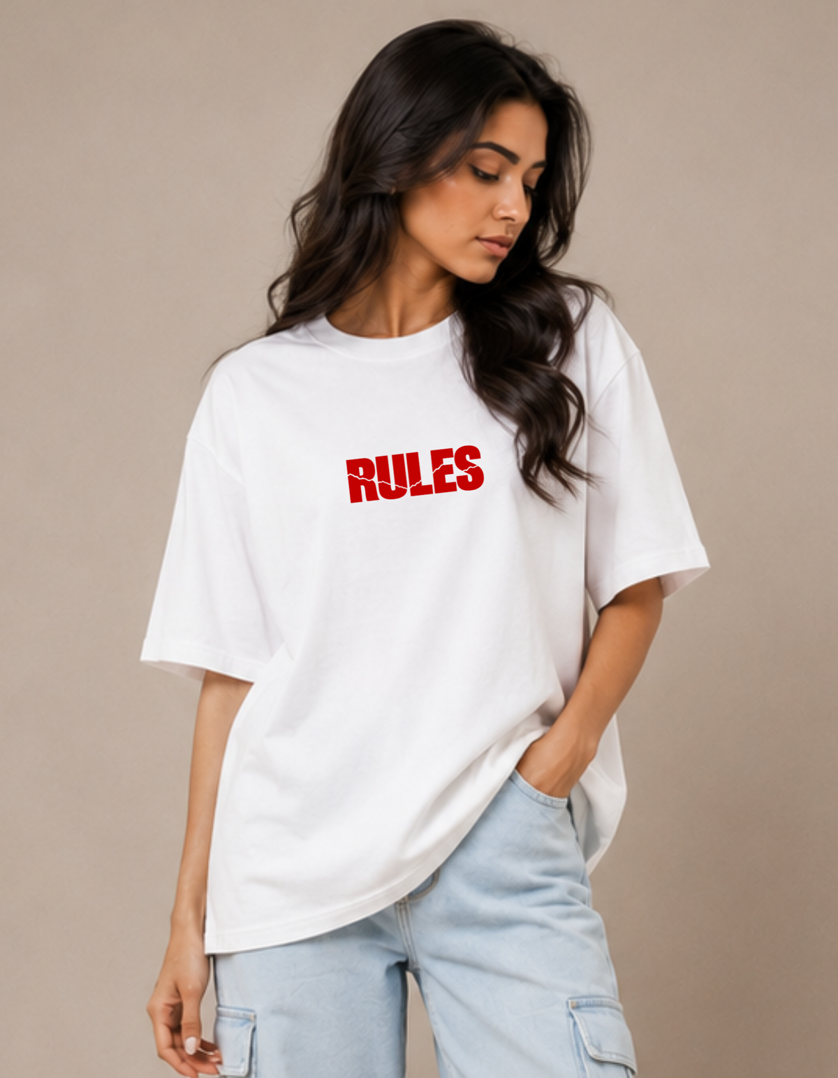 UnRuled – Printed Oversized Tee