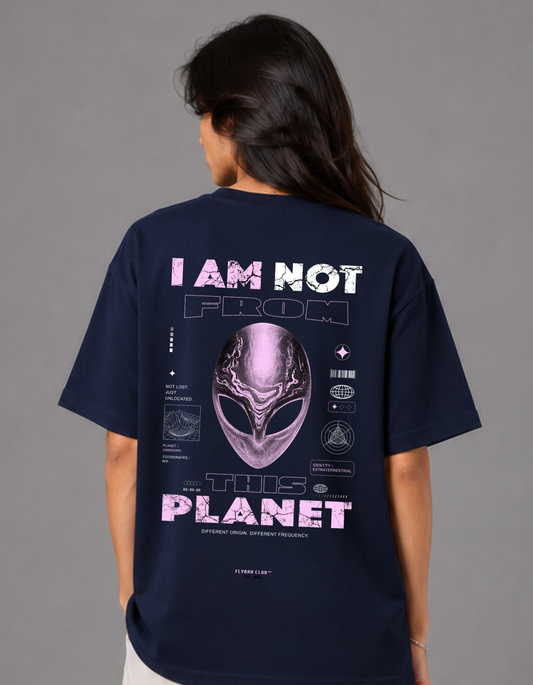 Alien – Printed Oversized Tee