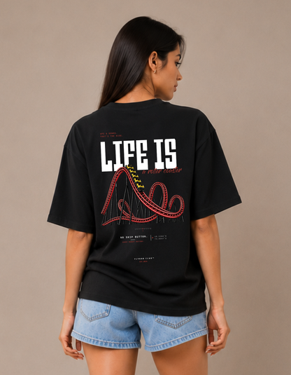 No Skip – Printed Oversized Tee