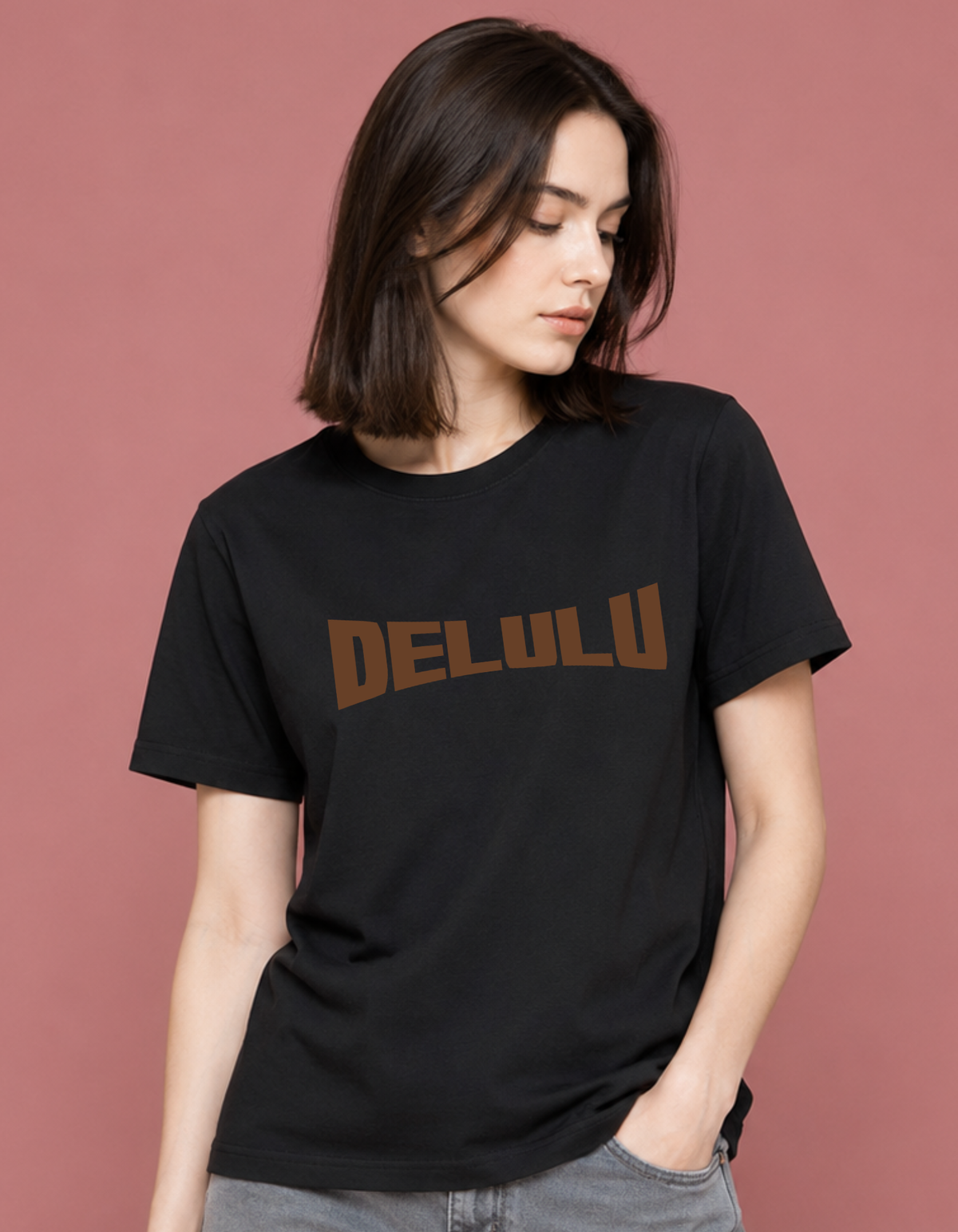 Delulu – Printed Regular Tee