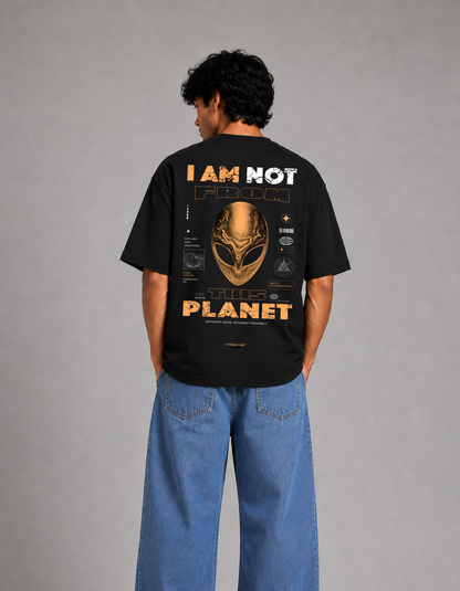 Alien – Printed Oversized Tee