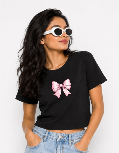 Bowie – Printed Loose Crop Top
