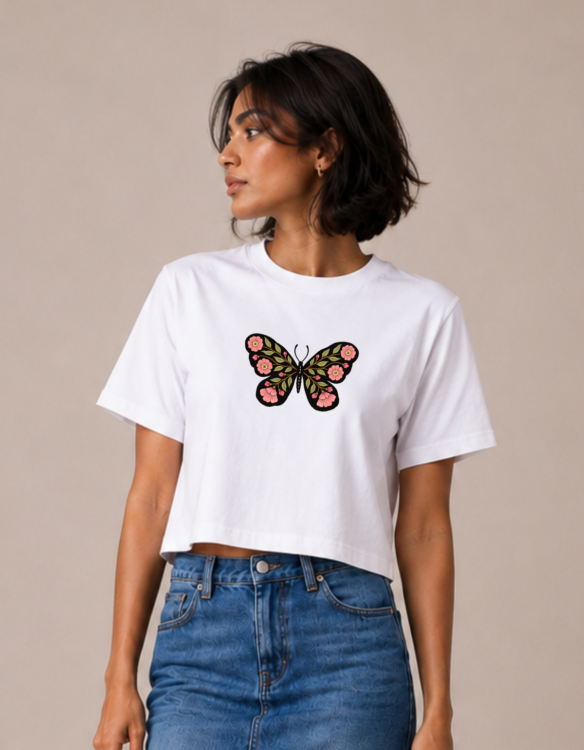 Bloom – Printed Loose Crop Top