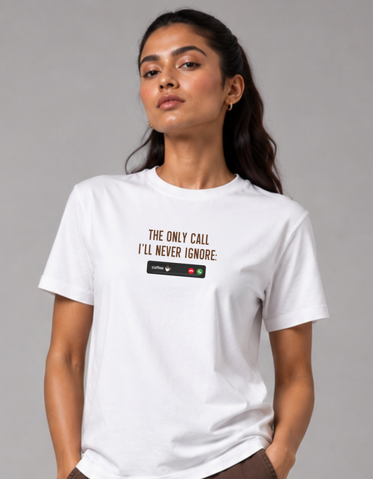 Coffee Call – Printed Regular Tee