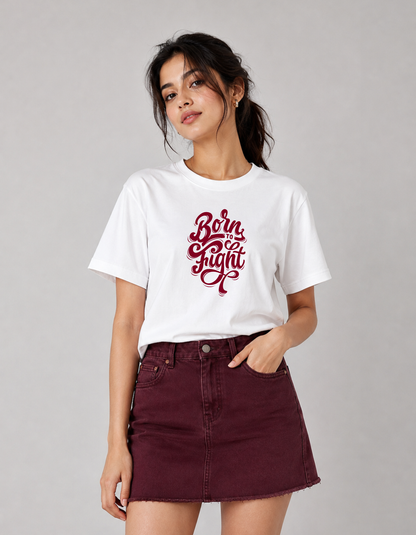 Fighter – Printed Loose Crop Top